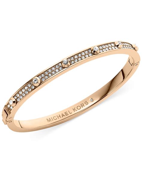 michael kors bracelet rose gold sale|Michael Kors gold bangle.